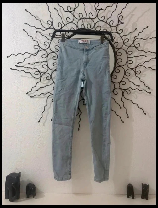 Jean Jennyfer Skinny Bleu Clair Délavé – Collection Don't Call Me – Taille 30 (XXS)